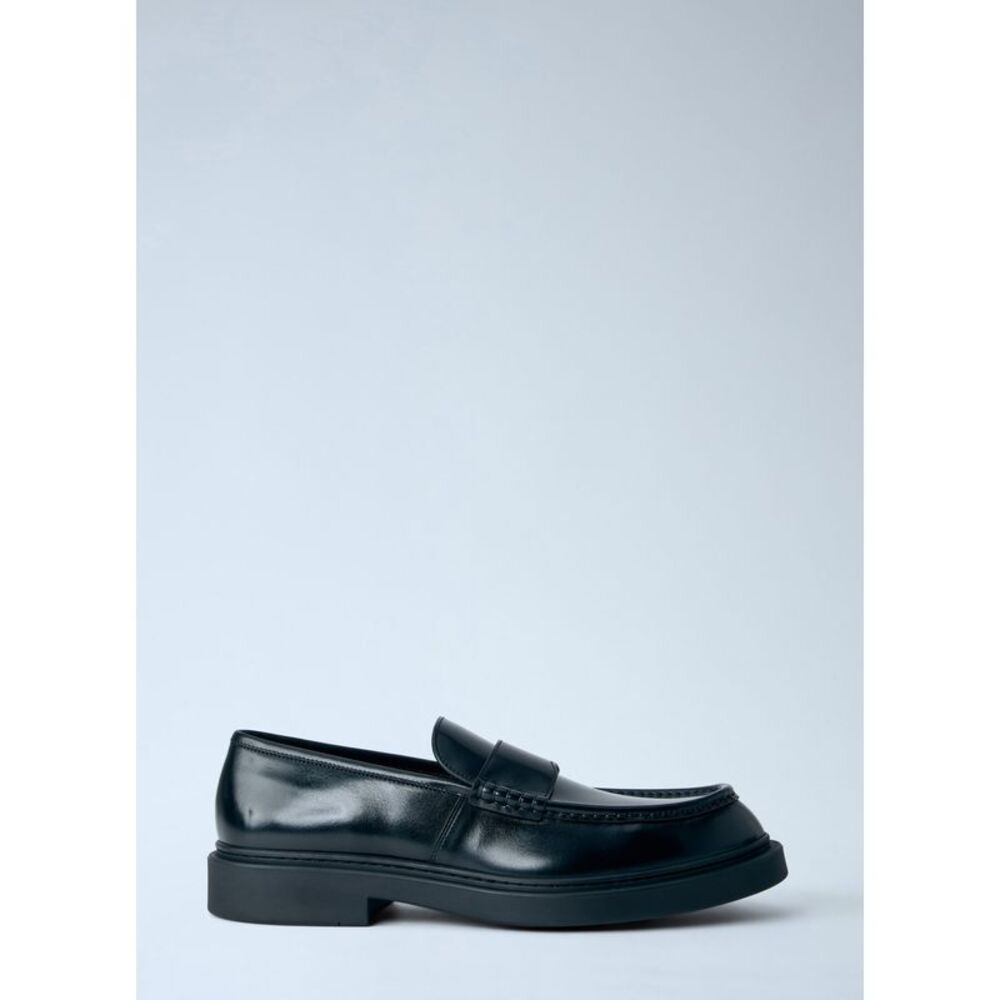 Jil Sander Men Brushed Leather Loafers
